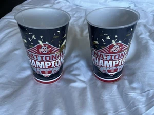 2x OHIO STATE BUCKEYES vs TEXAS LONGHORNS SGA Souvenir Collectible CUPS 8/30/25 - Picture 1 of 9