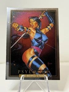 Marvel Masterpieces '92 Platinum Psylocke Base - Picture 1 of 2