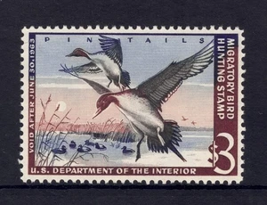 US Scott # RW29, MINT / VF / NH $3 Federal Duck Stamp! SCV $110.00 - Picture 1 of 2