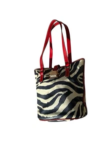 Dooney and Bourke Handtasche Vintage Zebrastreifen - Bild 1 von 15