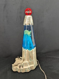 Vintage Limited Premiere Edition Coca Cola Light Lava Lamp 1998 3864 Handmade - Picture 1 of 13