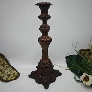 Kerzenständer Barockleuchter Kerzenhalter rotbraun Bronze Kerzenleuchter antik O - Bild 1 von 6