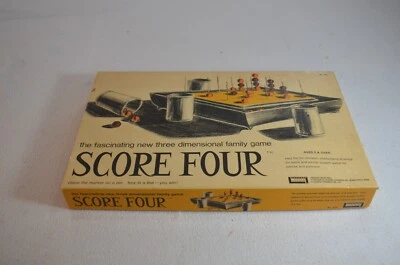 Juego Score Four Vintage 1967 Juego de Mesa 3D Piezas de Repuesto Foto 1 de 4
