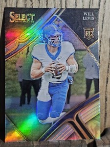 WILL LEVIS 2023 Select Draft Picks Field Level SILVER Prizm RC SP #103- Titans