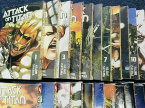 Comics Attack On Titan English Vol 1-34 End Full Set Anime Book Manga - Picture 1 of 5