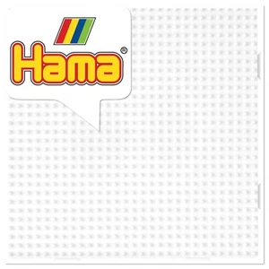 Large White Interlocking Square Hama Beads Peg Board for Hama Midi Beads 234 - Picture 1 of 3