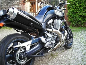 Yamaha MT-01 KOMPLETTES SET MIT 6 CRASH PILZSTOLLEN SPUBENRAHMEN & BEIDE ACHSEN S8P - Bild 1 von 3
