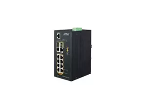 PLANET IGS-4215-8P2T2S Managed 8-Port 10/100/1000T 802.3at PoE + 2-Port 10/100/1 - Photo 1/1