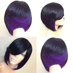 Peluca sintética Roverroll teñido corto recto cabello rojo cosplay pelucas sexy para mujer - Imagen 1 de 13