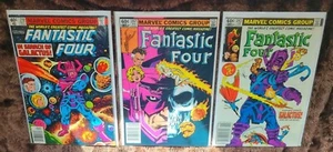  Fantastic Four #210, 243 & 257 Zeitungskiosk Lot | BYRNE | GALACTUS | Sehr guter bis sehr guter Erhaltungszustand/NM - Bild 1 von 9