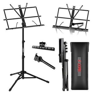 Soporte de música ajustable de 5 núcleos soporte para libros plegable portátil soporte para sábanas - Imagen 1 de 11