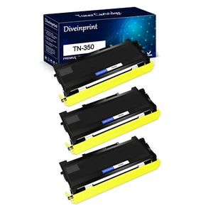 3PK TN350 Toner Cartridge for TN-350 Brother HL-2040 HL-2040R DCP-7025 MFC-7220 - Picture 1 of 11