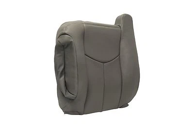 Chevy Silverado 2003 2004 2005 2006 techo del conductor respaldo inclinado cubierta de asiento de cuero gris Foto 1 de 4