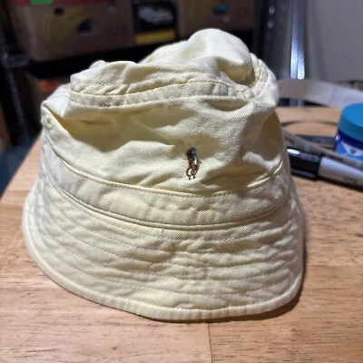Sombrero para sol infantil amarillo Polo de Ralph Lauren  Foto 1 de 4