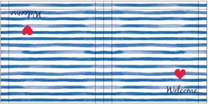 Servietten Welcome Maritim 25x25 cm Alouette 3 lagig 12 x 20Stück im Karton FSC® - Bild 1 von 2