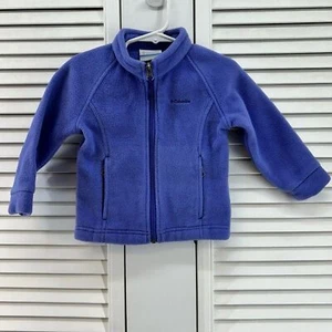 Chaqueta polar púrpura Columbia talla 2T - Imagen 1 de 4