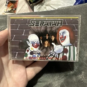 Seraiah Carnival World Cassette 1990 Christian Heavy Metal Pure Metal - Picture 1 of 2