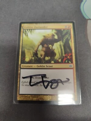1x Signed Goblin Outlander Magic The Gathering Common - Image 1 of 2