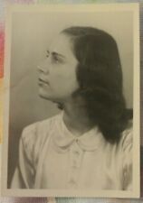 Foto Woman Girl Mädchen Dresden 1945 Schauspielerin Helga Carola Morgenthal H15