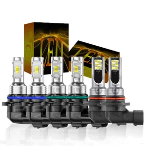 For GMC Sierra 1500 2500HD 3500 2003-2006 LED faro alto / bajo+luz antiniebla - Picture 1 of 13