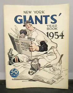 Anuario oficial de los New York Giants 1954 - Imagen 1 de 3
