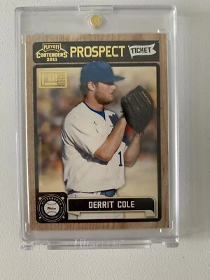 Gerrit Cole Rookie 2011 Contenders Prospect Rookie Card Rare /10 sp print run! - Image 1 of 2