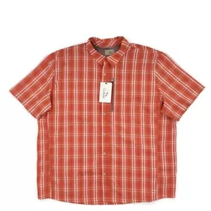 Camicia da Pesca LL Bean Ventilata Uomo XXL Manica Corta Bottoni Protezione UPF 50 - Foto 1 di 12