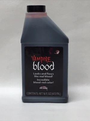 16 Oz Bottle Of Fake Blood Halloween Makeup By Fun World - Image 1 of 4