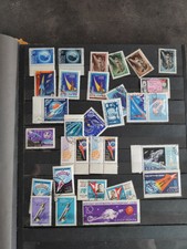 ALBUM TIMBRE BLOC STAMP ANNEES 60 THÉMATIQUE 350T COSMOS ESPACE COSMONAUTE BE