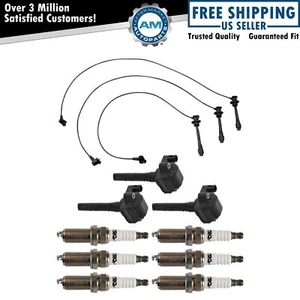 Ignition Coils Wires & Spark Plugs Fits 96-03 Avalon Camry Sienna Solara ES300 - Picture 1 of 12
