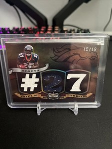 2009 Topps Triple Threads Relics Sepia /18 Knowshon Moreno #TTR-12 Rookie RC