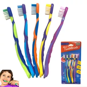 5 Kids Toothbrush Soft Bristles Toddler Oral Care Fun Cleaning Baby Teeth Brush - Picture 1 of 1