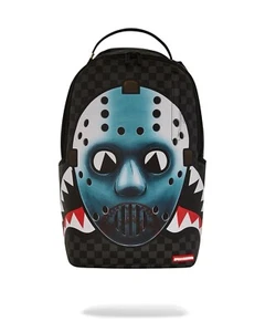 MOCHILA MÁSCARA HOCKEY SPRAYGROUND SÍ, NO SALIR AFUERA EDICIÓN LIMITADA CON ETIQUETA - Imagen 1 de 10