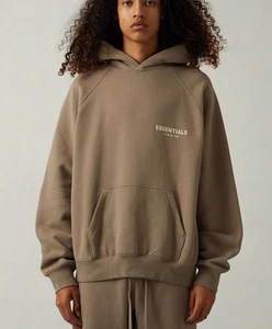 Fear Of God Essentials Desert Taupe Hoodie Brand New! - Picture 1 of 4