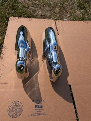 50 51 52 Chevy Chevrolet 1949 protectores de parachoques delanteros nuevos en stock Foto 1 de 4