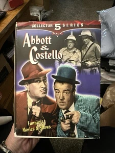 "ABBOTT & COSTELLO" BOX SET - VHS 5 TAPES COLLECTOR SERIES - Foto 1 di 11