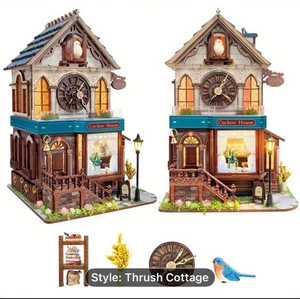 Dolls House kit "beautiful cuckoo clock ” Craft Kit With Lighting System  - Picture 1 of 6