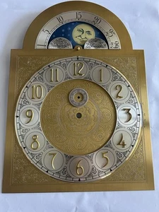 Vintage New Grandfather Full Moon & Stars Clock Face Randall/Western Germany - Picture 1 of 6