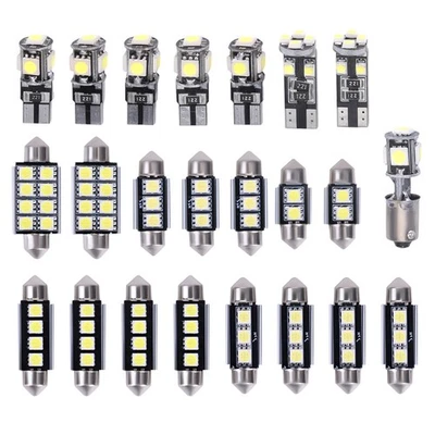 23Шт T10 лампы автомобиля салон комбо светодиодный купол двери багажника номерной знак свет белый - Изображение 1 из 4