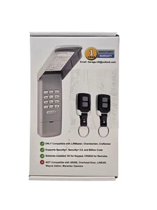 Teclado abridor de puerta de garaje + 2 abridores de puerta de garaje seleccionados a distancia abridores artesanos - Imagen 1 de 6
