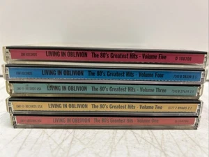 Living in Oblivion: The 80's Greatest Hits, Vol. 1 2 3 4 5 CD Lot! - Picture 1 of 3
