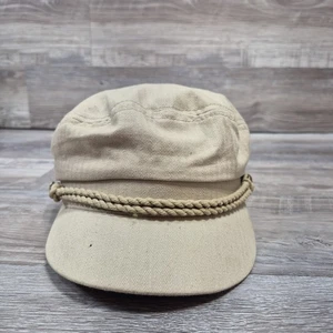 Epoch Rope Brim Blank Beige Hat Cap Adult Mens One Size Strech Back - Picture 1 of 6