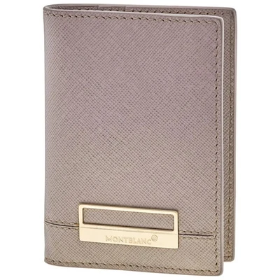 Nuevo Montblanc Sartorial 4cc Cuero Taupe Grande Negocios 114611 Foto 1 de 4