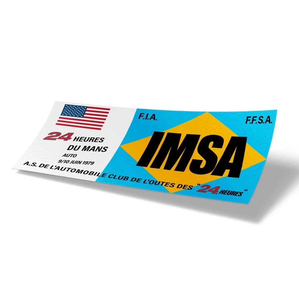 24 Heures Du Mans 1979 Vintage 935 Porsche IMSA Racing Sticker - Image 1 of 1