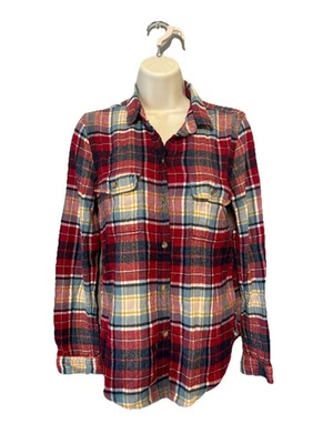 American Eagle Amazingly Soft Button Down Plaid Flannel Shirt Sz S Slim Fit EUC - Image 1 of 4