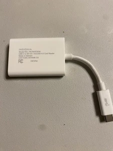 Insignia USB-C to SD/microSD/CompactFlash Memory Card Reader - Picture 1 of 5