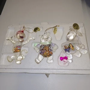 Winnie the Pooh's Crystal Clear Holidays Tigger Pooh Eeyore Bradford Exch COA - Picture 1 of 14