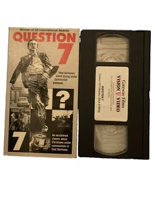 Question 7 (1960), VHS Film, Out of Print, German, Award Winning - Picture 1 of 2
