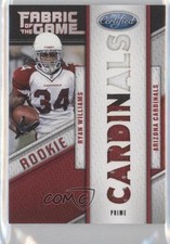 2011 Certified Fabric of the Game Die-Cut Team Prime /10 Ryan Williams Rookie RC