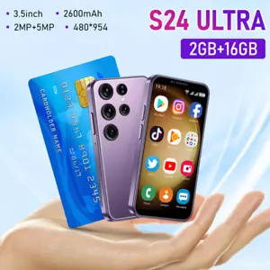 Teléfono Móvil Pequeño 3.5" Pantalla 2G+16G 2600mAh 3G+64G Móvil Mini Smartphone - Imagen 1 de 27